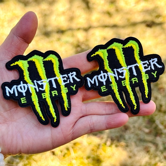 Accessories Pack Of 2 Monster Energy Patches Monster Energy Iron On